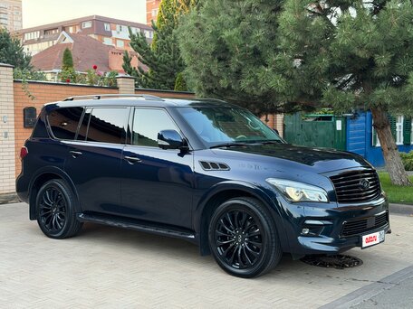 2016 Infiniti QX80 I Рестайлинг, синий, 2750000 рублей, вид 1