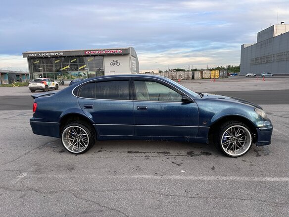 1998 Toyota Aristo 4-speed II, синий, 1050000 рублей - вид 7