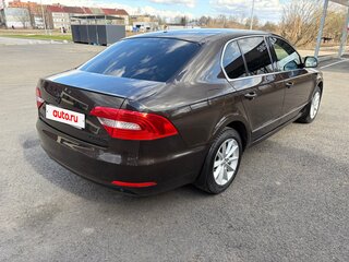 2014 Skoda Superb DSG II Рестайлинг, коричневый, 930000 рублей, вид 4