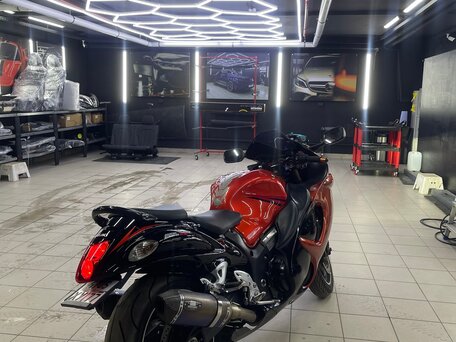 2008 Suzuki GSX 1300 R Hayabusa, оранжевый, 850000 рублей, вид 4