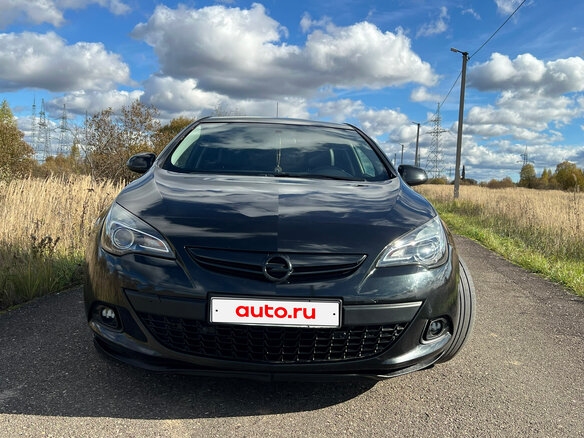 2012 Opel Astra GTC J Рестайлинг, чёрный, 730000 рублей - вид 4