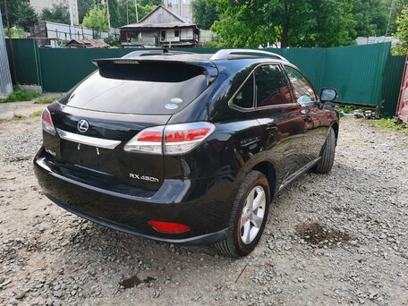 2013 Lexus RX 450h III Рестайлинг, чёрный, 1600000 рублей, вид 3