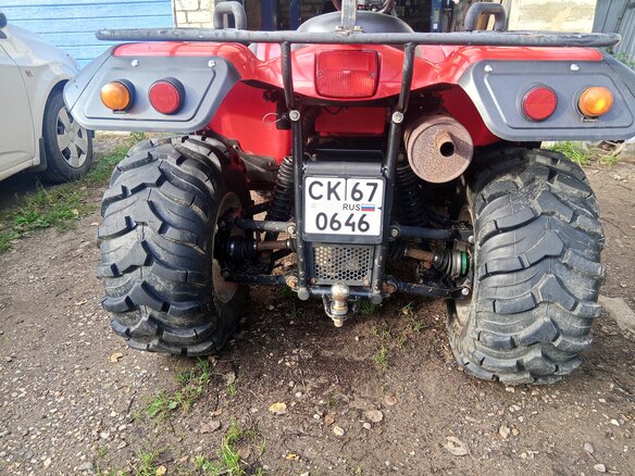 2011 Stels ATV-500, красный, 380000 рублей - вид 9