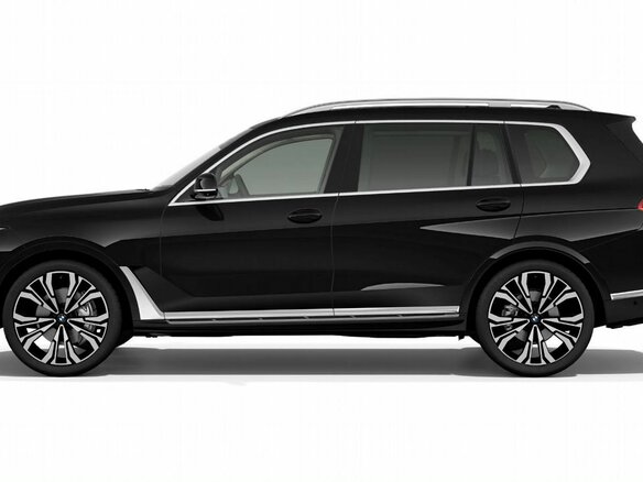 2025 BMW X7 40i I (G07) Рестайлинг, чёрный - вид 2