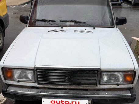 2005 Lada (ВАЗ) 2107, белый, 145000 рублей, вид 4