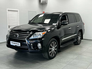 2013 Lexus LX 570 III Рестайлинг, чёрный, 4450000 рублей, вид 4