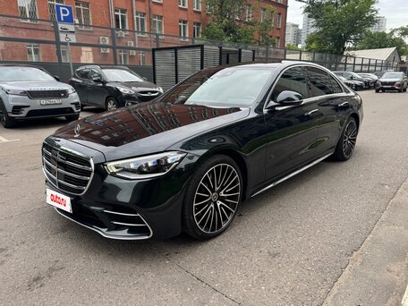 2022 Mercedes-Benz S-Класс 400 d 4MATIC VII (W223), зелёный, 10800000 рублей, вид 4