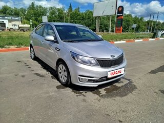 2017 Kia Rio III Рестайлинг, серебристый, 995000 рублей, вид 2