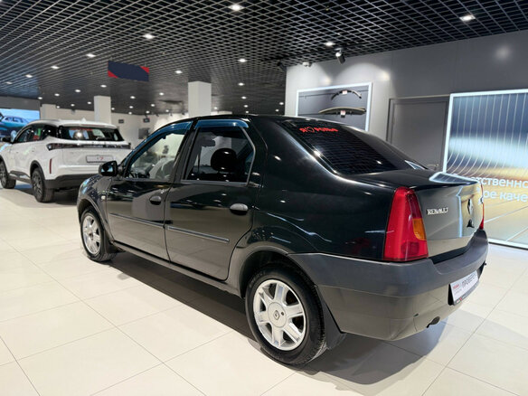 2009 Renault Logan I, чёрный, 258100 рублей - вид 1