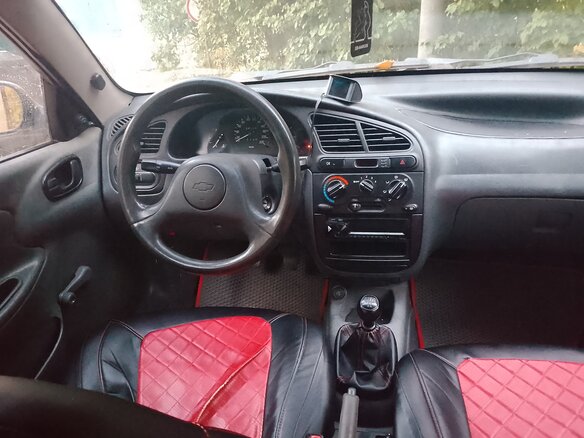 2008 Chevrolet Lanos I, красный, 185000 рублей - вид 8