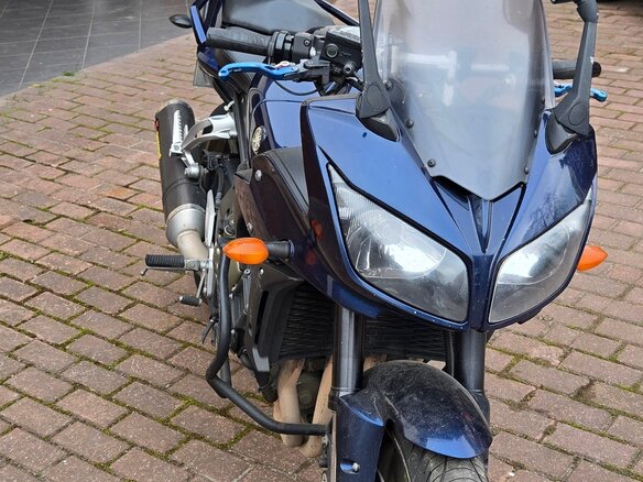 2009 Yamaha FZ1, синий, 550000 рублей
