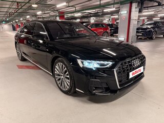 2022 Audi A8 Long 55 TFSI IV (D5) Рестайлинг, чёрный, 9450000 рублей, вид 2