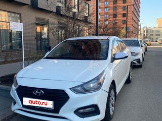 2018 Hyundai Solaris II, белый, 1100000 рублей, вид 2