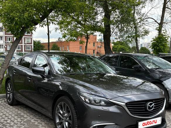 2018 Mazda 6 III (GJ) Рестайлинг, серый, 2475000 рублей - вид 2