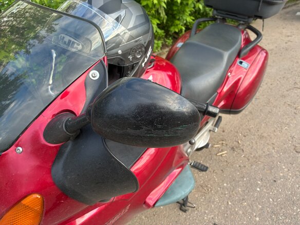 2001 Honda NT650V Deauville, красный, 256000 рублей - вид 18