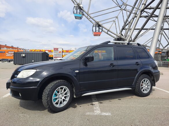 2007 Mitsubishi Outlander I, чёрный, 616000 рублей - вид 13
