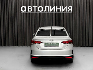 2021 Hyundai Solaris II Рестайлинг, серый, 1390000 рублей, вид 4