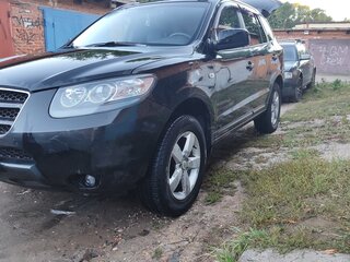 2007 Hyundai Santa Fe II, чёрный, 830000 рублей, вид 3