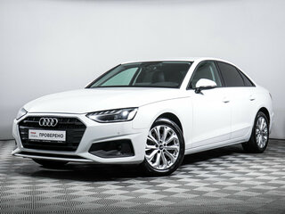 2021 Audi A4 35 TFSI V (B9) Рестайлинг, белый, 3100000 рублей, вид 1