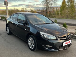 2013 Opel Astra J Рестайлинг, чёрный, 728000 рублей, вид 4