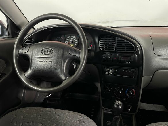 2008 Kia Spectra I Рестайлинг 2, чёрный - вид 10