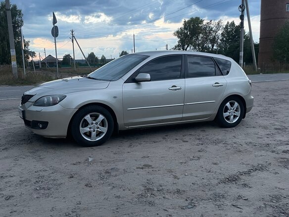 2008 Mazda 3 I (BK) Рестайлинг, золотистый, 480000 рублей