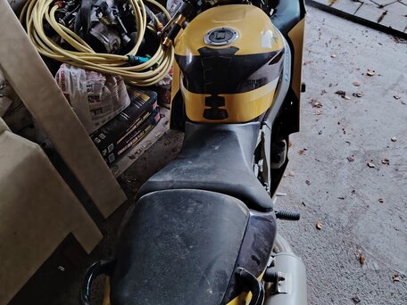 2000 Kawasaki ZX-6R Ninja, жёлтый, 450000 рублей, вид 4