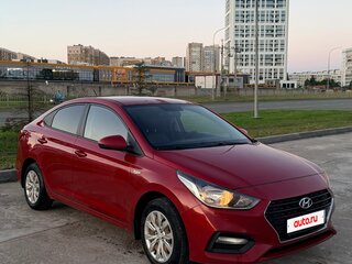 2017 Hyundai Solaris II, красный, 1090000 рублей, вид 1