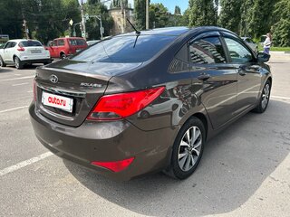 2015 Hyundai Solaris I Рестайлинг, коричневый, 1190000 рублей, вид 4