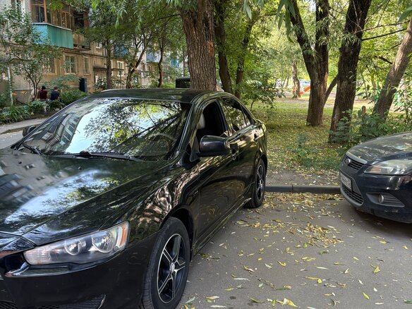 2008 Mitsubishi Lancer X, чёрный, 540000 рублей
