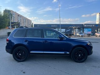 2007 Volkswagen Touareg I Рестайлинг, синий, 795000 рублей, вид 4