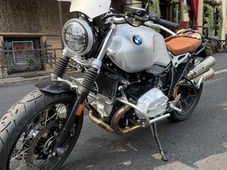 2020 BMW R Nine T Scrambler, серебристый, 1550000 рублей, вид 4