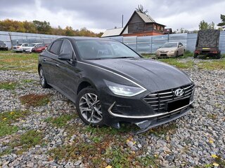 2019 Hyundai Sonata VIII (DN8), чёрный, 1610000 рублей, вид 3