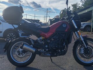 2023 Benelli Leoncino 500 Trail, красный, 460000 рублей, вид 3