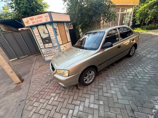 2004 Hyundai Accent ТагАЗ II, бежевый, 355885 рублей, вид 1