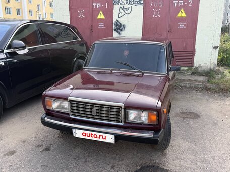 2006 Lada (ВАЗ) 2107, пурпурный, вид 3