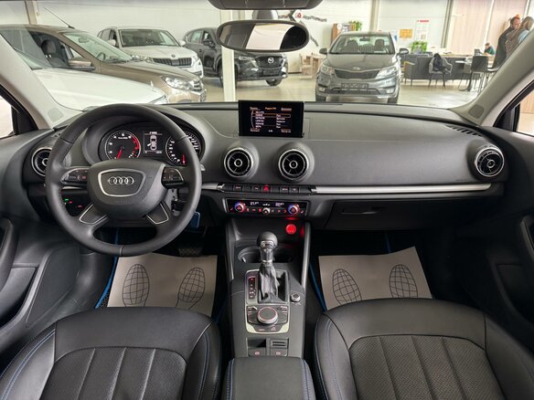2014 Audi A3 III (8V), синий, 1295000 рублей - вид 11