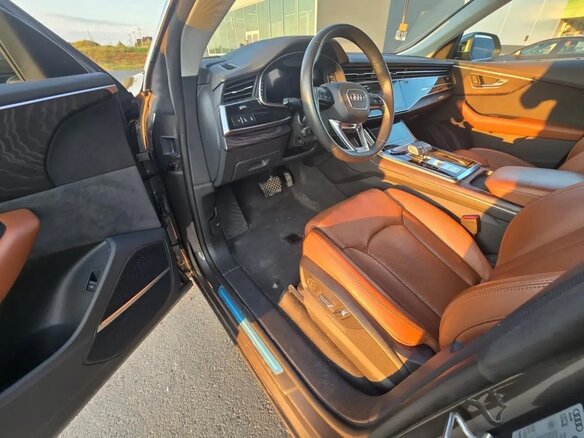 2021 Audi Q8 45 TDI I (4M), серый - вид 7