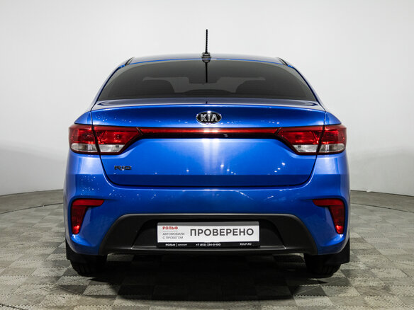 2020 Kia Rio IV, синий, 1579777 рублей - вид 5