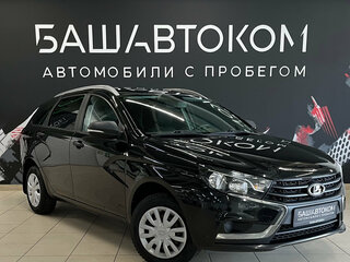 2019 Lada (ВАЗ) Vesta SW I, чёрный, 915000 рублей, вид 3