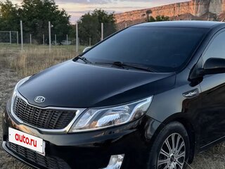2012 Kia Rio III, чёрный, 1150000 рублей, вид 3