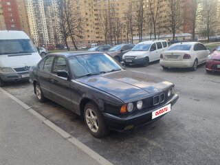 1990 BMW 5 серии 524d III (E34), чёрный, 360000 рублей, вид 1