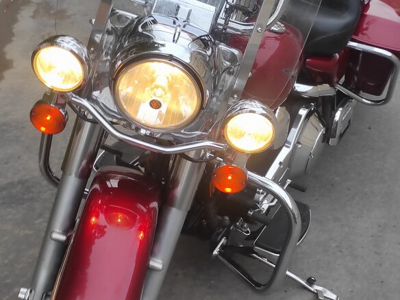 2006 Harley-Davidson Road King, красный, 650000 рублей - вид 1