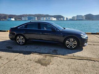 2021 Audi A6 45 TFSI V (C8), синий, 5069000 рублей, вид 2