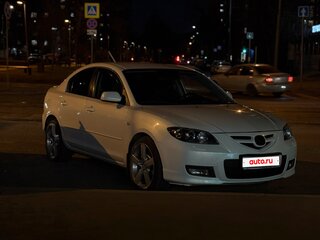 2008 Mazda 3 I (BK) Рестайлинг, белый, 950000 рублей, вид 3
