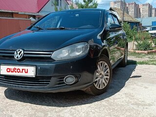 2011 Volkswagen Golf VI, чёрный, 530000 рублей, вид 1