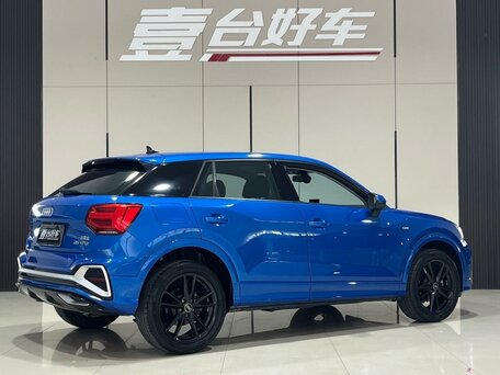 2022 Audi Q2 L 35 TFSI I Рестайлинг, синий, 2150000 рублей, вид 4