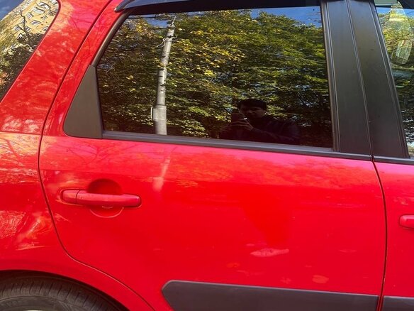 2008 Suzuki SX4 I (Classic), красный - вид 6