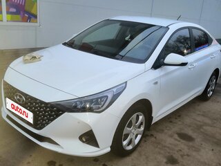 2020 Hyundai Solaris II Рестайлинг, белый, 1370000 рублей, вид 1