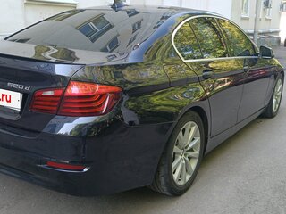 2014 BMW 5 серии 520d VI (F10/F11/F07) Рестайлинг, синий, 1900000 рублей, вид 4